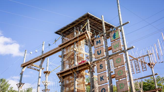 Image of blocks/ropes course
